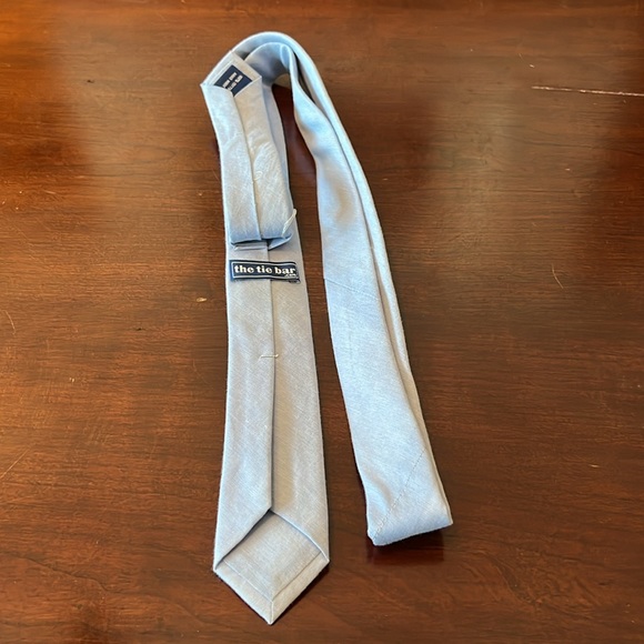 Light Blue Slim Tie by The Tie Bar - Picture 2 of 4